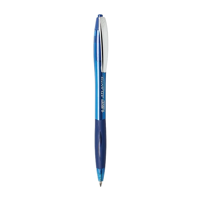 BIC Glide Retractable Ballpoint Pen, Medium Point, Blue Ink, Dozen (14408/VCG11BE) 4 BIC Glide Retractable Ballpoint Pen, Medium Point, Blue Ink, Dozen (14408/VCG11BE) - Image 2