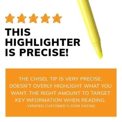 BIC Brite Liner Stick Highlighter, Chisel Tip, Yellow, Dozen (65550) -Cheap Staples Shop 145FF44E 8CF0 4AD4 855F1488D5F73BED sc7