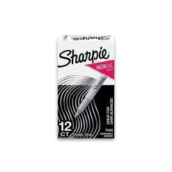 Sharpie Permanent Marker, Fine Tip, Silver Metallic, Dozen (39100) 21 Sharpie Permanent Marker, Fine Tip, Silver Metallic, Dozen (39100) -Cheap Staples Shop 16DBC662 F69C 4132 BC38B638C6269083 sc7 1