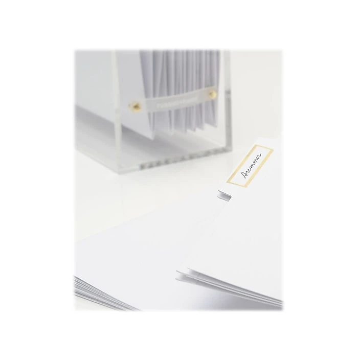 Russell+Hazel Acrylic Slim File Box Bundle, Letter Size, Clear (38594) 4 Russell+Hazel Acrylic Slim File Box Bundle, Letter Size, Clear (38594) - Image 2