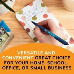 BIC Soft Feel Retractable Ballpoint Pens, Medium Point, Blue Ink, Dozen (SCSM11BLU) -Cheap Staples Shop 298E2B31 577E 4F90 96675DA060D336A5 sc7