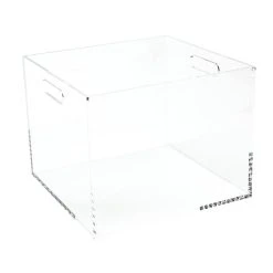 Russell+Hazel Acrylic File Box, Letter Size, Clear (55712)