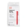 TRU RED™ Pen Permanent Markers, Fine Tip, Red, 12/Pack (TR54539) -Cheap Staples Shop 30F5DF9F 6D71 4F5B 92255B22B90892AD sc7