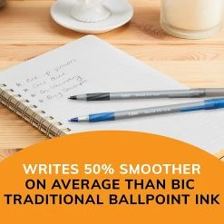 BIC Round Stic Grip Xtra-Comfort Ballpoint Pen, Medium Point, Assorted Ink, 36/Pack (GSMG361-AST) -Cheap Staples Shop 485F9431 6C48 4949 A213CC6C22FBABCD sc7