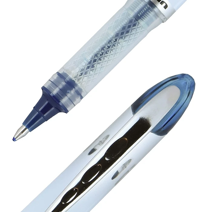Uni-ball Uniball Vision Elite BLX Rollerball Pens, Bold Point, 0.8mm, Blue Ink (61232) 4 Uni-ball Uniball Vision Elite BLX Rollerball Pens, Bold Point, 0.8mm, Blue Ink (61232) - Image 2