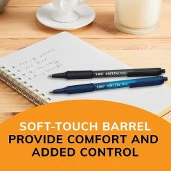 BIC Soft Feel Retractable Ballpoint Pens, Medium Point, Blue Ink, Dozen (SCSM11BLU) -Cheap Staples Shop 5B2CE487 5CC2 4981 85026DBB76C5E1F0 sc7