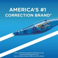 BIC Wite-Out Exact Liner Correction Tape, White, 4/Pack (WOELP418) -Cheap Staples Shop 6B223722 BF9E 4B2E BED81D2890F5DC3C sc7