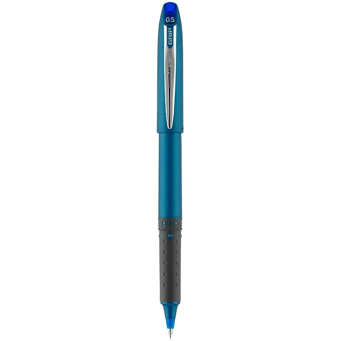 Uni-ball Uniball Roller Grip Pen, Micro Point, 0.5mm, Blue Ink, Dozen (60705) 5 Uni-ball Uniball Roller Grip Pen, Micro Point, 0.5mm, Blue Ink, Dozen (60705) - Image 3