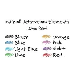 Uni-ball Uni Jetstream Elements Ballpoint Pens, Medium Point, 1.0mm, Assorted Ink, 5/Pack (70138) -Cheap Staples Shop 9A2A7B30 56F0 4E99 8708E693025DF860 sc7