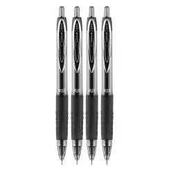 Uni-ball Uniball 207 Needle Retractable Gel Pens, Medium Point, 0.7mm, Black Ink, 4/Pack (1738430) -Cheap Staples Shop 9A6B9965 94AF 48EC 9F69A06B2B3E2AF1 sc7