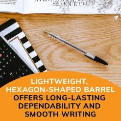 BIC Cristal Ballpoint Pens, Medium Point, Black Ink, 12/Pack (MS11BK) -Cheap Staples Shop A715AFDD D910 4989 A5FF535750D832AE sc7