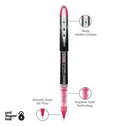 Uni-ball Uniball Vision Elite Rollerball Pens, Micro Point, 0.5mm, Red Ink, Dozen (69022) -Cheap Staples Shop ABBFE215 11D6 45C9 8E0F448A14924BB4 sc7