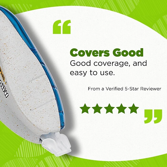 BIC Ecolutions Wite-Out Brand Correction Tape (formerly ReVolution), White, 2/Pack (WOET21-WHI) 9 BIC Ecolutions Wite-Out Brand Correction Tape (formerly ReVolution), White, 2/Pack (WOET21-WHI) - Image 7