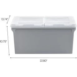 Iris Plastic File Box With Split Lid, Letter Size, Gray, 4/Pack (500167) 16 Iris Plastic File Box With Split Lid, Letter Size, Gray, 4/Pack (500167) -Cheap Staples Shop BE539C2E 6491 492D 9C99F093A76F0963 sc7