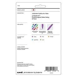 Uni-ball Uni Jetstream Elements Ballpoint Pens, Medium Point, 1.0mm, Assorted Ink, 5/Pack (70138) -Cheap Staples Shop D0715D70 FFCE 4283 9D222AC68B3E0954 sc7