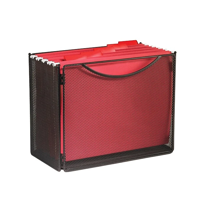 Safco® Onyx™ 2169 Mesh Desktop Box File; Black, 6/pack 3 Safco® Onyx™ 2169 Mesh Desktop Box File; Black, 6/pack
