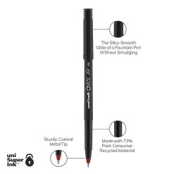 Uni-ball Uniball Onyx Rollerball Pen, Fine Point, 0.7mm, Red Ink, Dozen (60144) 17 Uni-ball Uniball Onyx Rollerball Pen, Fine Point, 0.7mm, Red Ink, Dozen (60144) -Cheap Staples Shop E08D4632 6F86 4AA7 AA3A5191C99CA145 sc7