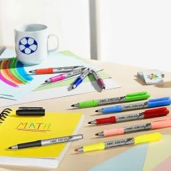 BIC Intensity Metallic Permanent Markers, Fine Tip, Assorted, 8/Pack (GMPMP81-AST) -Cheap Staples Shop E84CD294 119C 40D2 83AC63FF909A1314 sc7