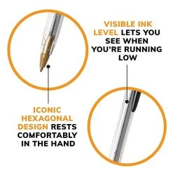 BIC Cristal Ballpoint Pens, Medium Point, Black Ink, 12/Pack (MS11BK) -Cheap Staples Shop EBCF67B5 B76A 44DB 93562A0A1EE470B7 sc7