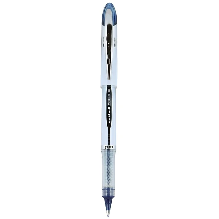 Uni-ball Uniball Vision Elite BLX Rollerball Pens, Bold Point, 0.8mm, Blue Ink (61232) 3 Uni-ball Uniball Vision Elite BLX Rollerball Pens, Bold Point, 0.8mm, Blue Ink (61232)