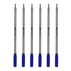 Monteverde® Broad Ballpoint Refill For Cross Ballpoint Pens, 6/Pack, Blue