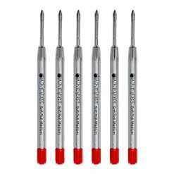 Monteverde® Medium Ballpoint Refill For Parker Ballpoint Pens, 6/Pack, Red