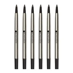 Monteverde® Fine Rollerball Refill For Parker Rollerball Pens, 4/Pack, Blue/Black
