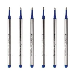 Monteverde® Fine Rollerball Refill For Dupont Rollerball Pens, 6/Pack, Blue