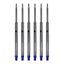 Monteverde® Fine Gel Ballpoint Refill For Waterman Gel Ballpoint Pens, 6/Pack, Blue