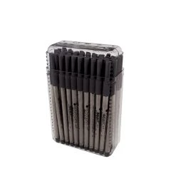 Monteverde® Fine Rollerball Refill For S.T. Dupont Rollerball Pens Fine, Black, 50/Pack