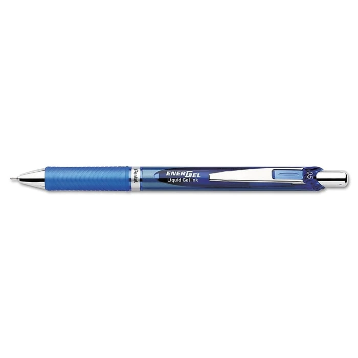 Pentel EnerGel Retractable Gel Pen, Fine Point, Blue Ink (PENBLN75C) 4 Pentel EnerGel Retractable Gel Pen, Fine Point, Blue Ink (PENBLN75C) - Image 2