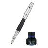 Monteverde Invincia™ Fountain Pen W/Blue Ink Bottle, Medium Nib, Blue Ink (MV73459) -Cheap Staples Shop m000170286 sc7