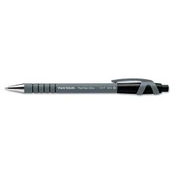Cheap Staples Shop 15 Paper Mate FlexGrip Ultra Retractable Ballpoint Pen, Fine Point, 0.8 Mm, Black Ink / Gray Barrel, 12/Pack