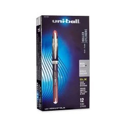 Uni-ball® Vision Elite BLX Series Pens, 0.5 Mm, Red/Black, 12/pk (1832408)