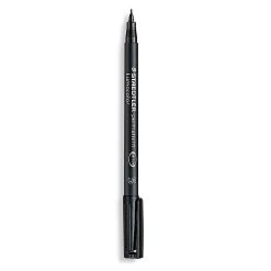 Staedtler Lumocolor AV Permanent Marker, Superfine Tip, Black, 10/Pack (73965-PK10)
