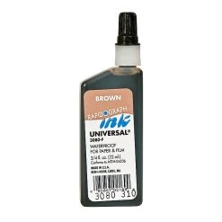 Koh-I-Noor Technical Inks Universal Drawing Ink Brown [Pack Of 3]