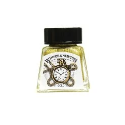 Winsor And Newton Drawing Inks Gold 14 Ml 283 [Pack Of 3]