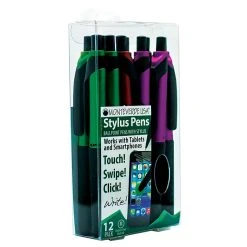 Monteverde One Touch Ballpoint Pen With Front Stylus, Assorted Colors, 12 Pack (MV36170) -Cheap Staples Shop m003101914 sc7