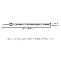 Schmidt 5285 Safety Rolling Tube Needle Point Refill, Fits Most Capped Rollerball Pens, Fine, Blue, 2 Pack (SC58116) -Cheap Staples Shop m003909911 sc7