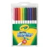 Crayola Washable Super Tip Fineline Markers, Assorted, Set Of 10, Pack Of 12, (12PK-58-8610) -Cheap Staples Shop m004537159 sc7