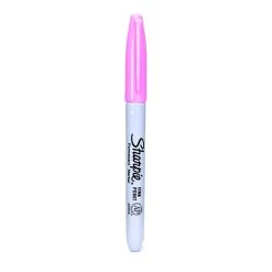Sharpie Permanent Markers, Fine Tip, Pink, 24/Pack (70849-PK24)