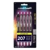 Uni-ball 207 Retractable Gel Pens, Ultra Micro Point, Black Ink, 5 Pack -Cheap Staples Shop m004739563 sc7