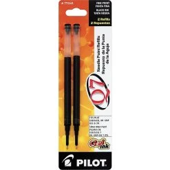 Pilot Q7 Gel-Ink Pen Refill, Fine Tip, Black Ink, 2/Pack (77245) -Cheap Staples Shop s0067740 sc7