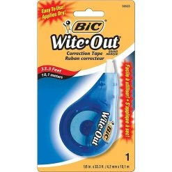BIC Wite-Out Correction Tape, White, Bulk (WOTAPP1CT) 7 BIC Wite-Out Correction Tape, White, Bulk (WOTAPP1CT) -Cheap Staples Shop s0238829 sc7