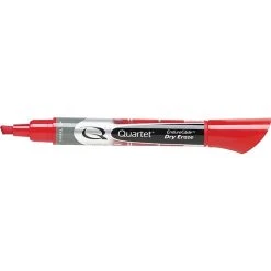 Quartet EnduraGlide Dry-Erase Markers, Chisel Tip, Red Ink, 12/Pack -Cheap Staples Shop s0353867 sc7