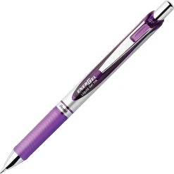 Pentel EnerGel Retractable Gel Pen, Medium Point, Purple Ink (BL77V) -Cheap Staples Shop s0370992 sc7