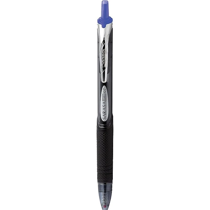 Zebra Sarasa Gel Pen, Medium Point, Blue Ink, Dozen (46420) 5 Zebra Sarasa Gel Pen, Medium Point, Blue Ink, Dozen (46420) - Image 3