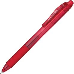 Pentel EnerGel-X Retractable Gel Pens, Fine Point, Red Ink, Dozen (PENBLN105B) -Cheap Staples Shop s0427289 sc7