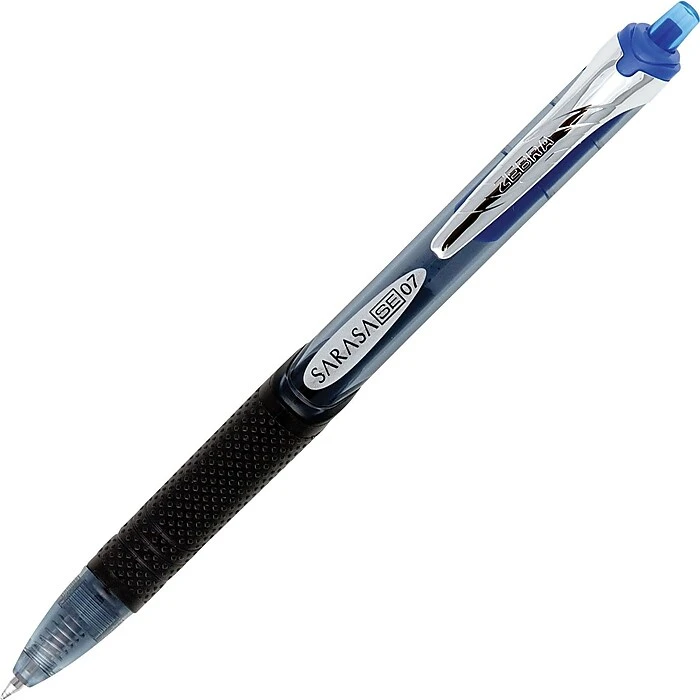 Zebra Sarasa Gel Pen, Medium Point, Blue Ink, Dozen (46420) 3 Zebra Sarasa Gel Pen, Medium Point, Blue Ink, Dozen (46420)