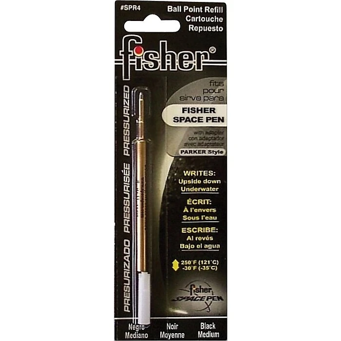 Fisher Universal Ballpoint Pen Refill, Medium Point, Black Ink (SPR4) 3 Fisher Universal Ballpoint Pen Refill, Medium Point, Black Ink (SPR4)